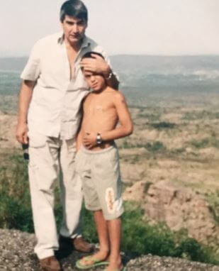 Adolfo Dybala with his son Paulo Dybala.